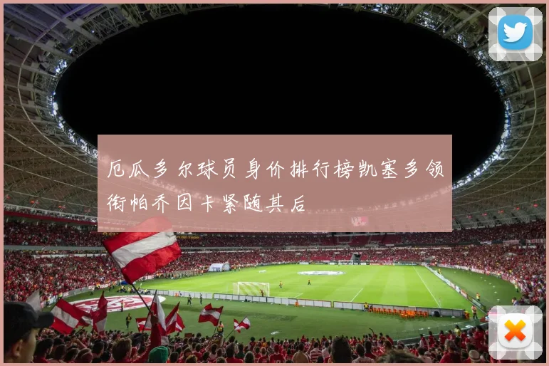 厄瓜多尔球员身价排行榜凯塞多领衔帕乔因卡紧随其后